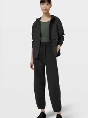 Lululemon Relaxed Fit French Terry Jogger Pants - Women's Size 6 - Black